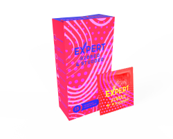 Презервативы Expert Ribbed&Studded 15шт