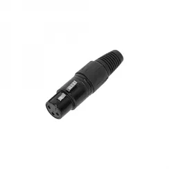 Adam Hall K3CXF3BLK - разъем XLR, Female, 3-pole, черный