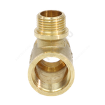 Тройник латунь переходной Ду 20х15х15 (3/4"х1/2"х1/2") ВР/НР/ВР VALFEX VF.132.L.034.012.012