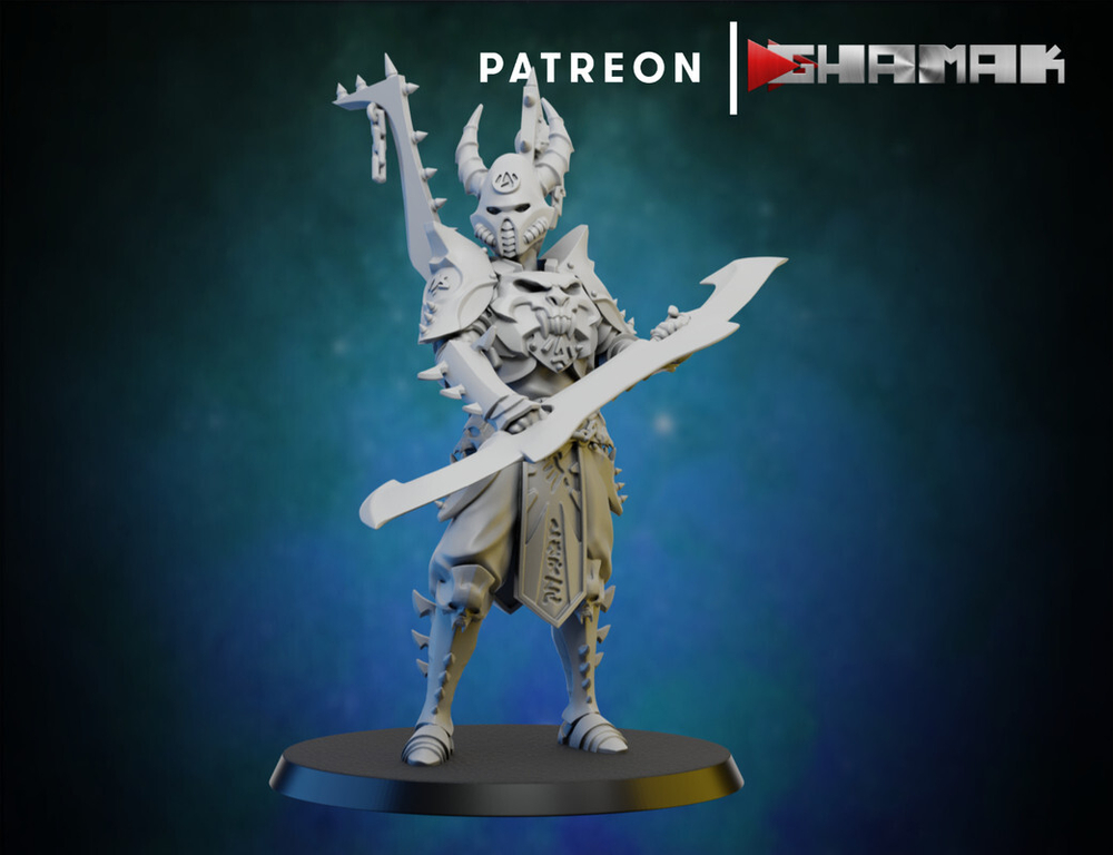 Drukhari Incubi Инкуб Друкхари №2 миниатюра для dnd, днд, pathfinder, фентези, Настольная игра, НРИ, Варгейм, РПГ