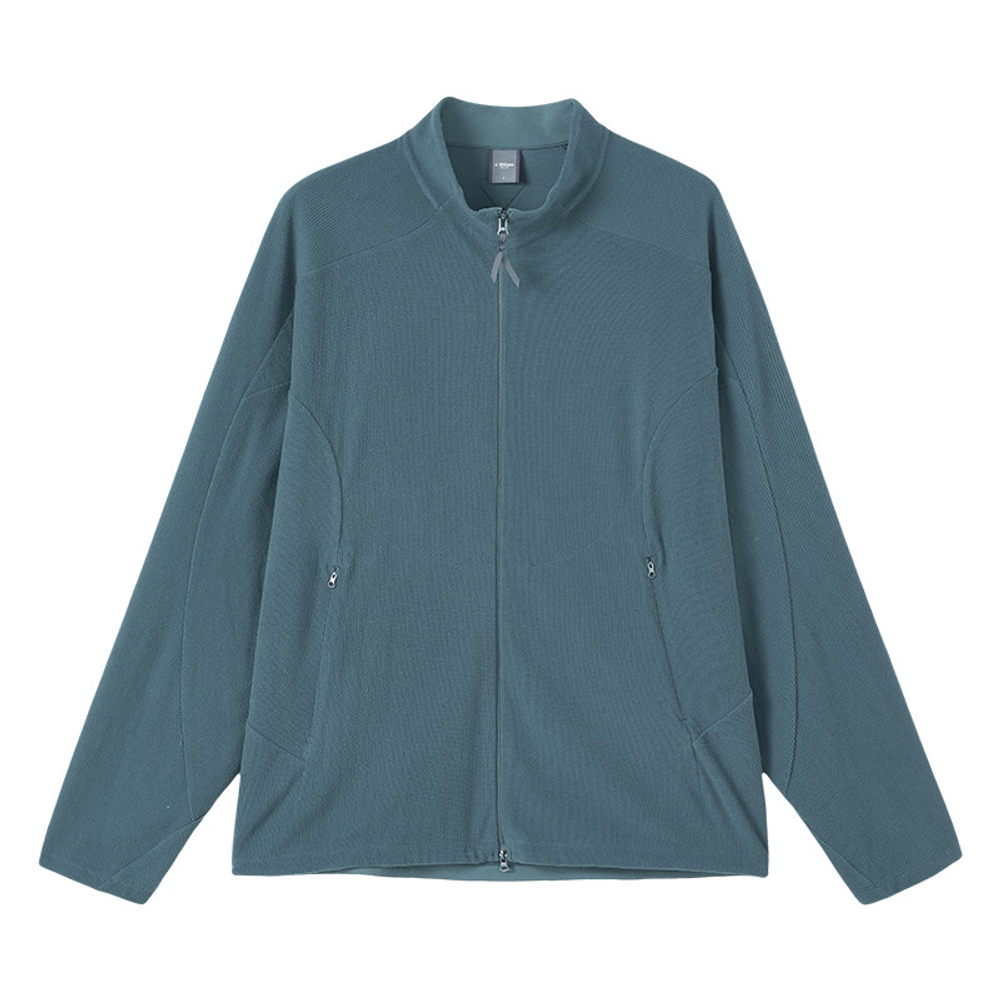 Свитшот Nothomme BlueMonte Full-zip Polartec серо-голубой