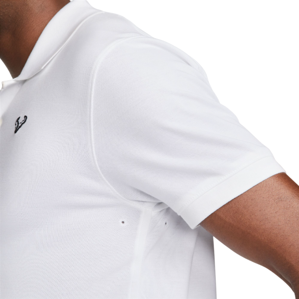 Мужское теннисное поло Nike Rafa Slim Polo - белый