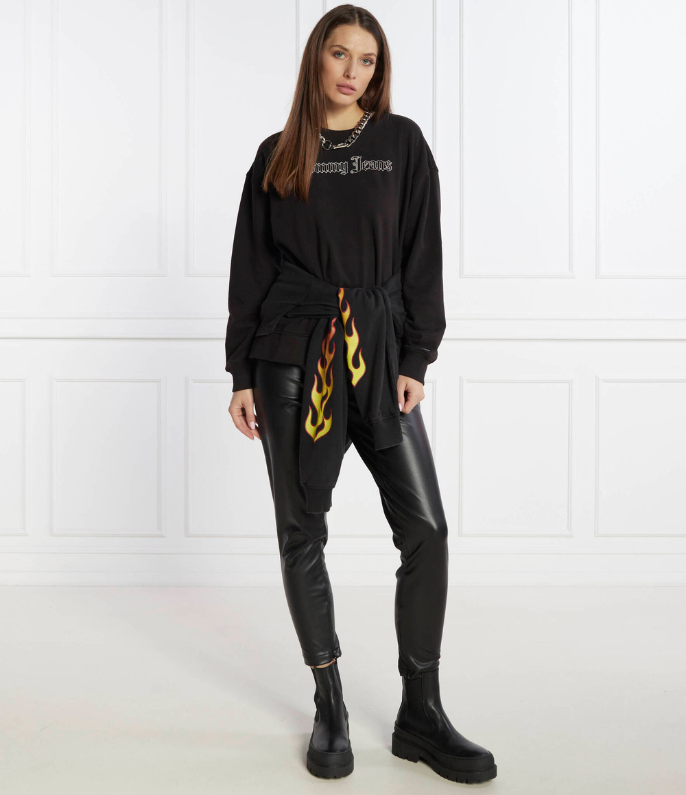 Худи GRUNGE CREW Tommy Jeans - черный(DW0DW16401)