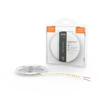 Лента  в комплекте LED 2835/120 12V 14,4W/m 1400lm/m 3000K 8mm IP20 2m 1/100 BT080 Basic Gauss