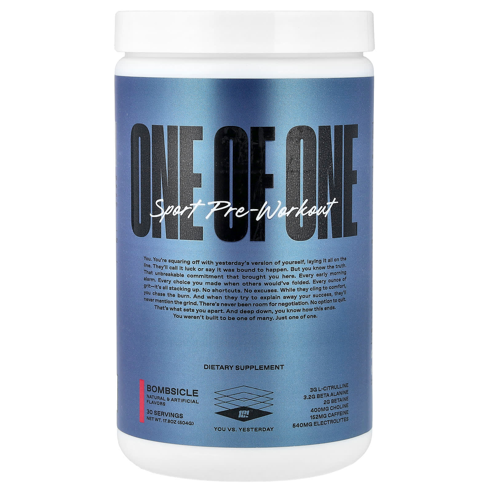 ONE OF ONE, Sport, предтренировочный комплекс, Bombscle, 504 г (17,8 унции)
