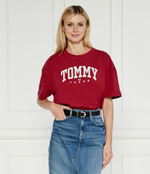Футболка VARSITY 1 Tommy Jeans - бордовый(DW0DW18403)