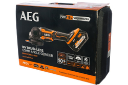 Бесщеточная угловая шлифмашина AEG BEWS 18-125BL LI-502C 4935464417