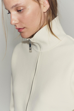 ТРИКОТАЖНЫЙ КАРДИГАН С БАСКОЙ И МОЛНИЕЙ — ZARA