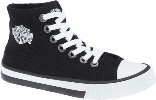 Высокие кеды Flora 4.25" Black Canvas Hi-Top Harley-Davidson