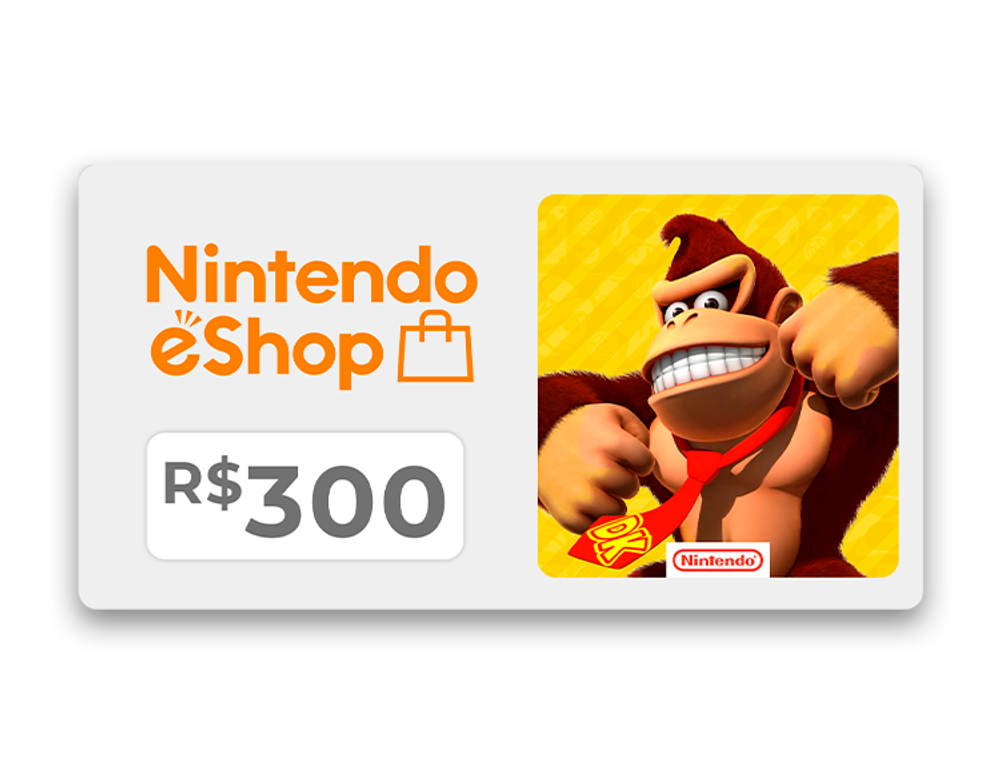 Карта оплаты Nintendo eShop 300 BRL Brazil [Цифровая версия]