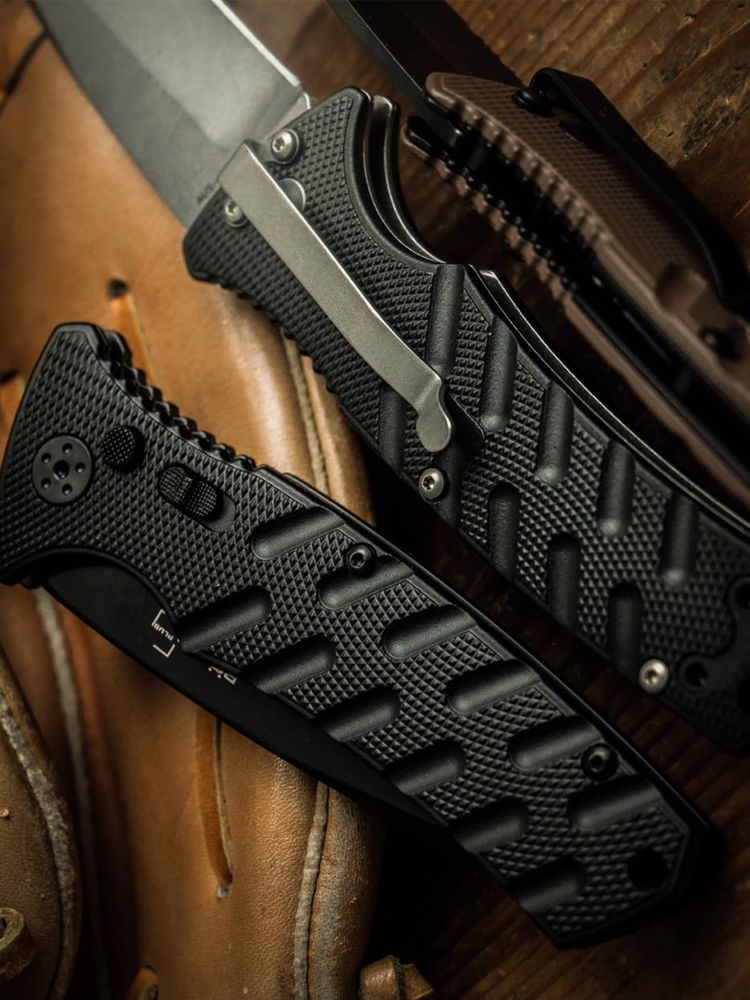 Автоматический нож Boker 01BO401 Strike Tanto All Black