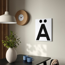 IKEA PJÄTTERYD  (ИКЕА ПЙЭТТЕРИД)  -  Картина - скандинавская буква 40x50 см