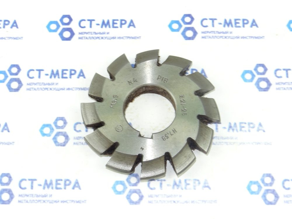 Фреза дисковая зуборезная М3.5 №4 Р18 Z=12 dпос=27 D=75