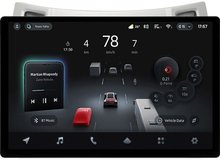 Магнитола для Toyota Vitz 2, Yaris 2 2005-2011 (рамка серебро) - Teyes CC4-PRO монитор 13" 2K QLED на Android 13, Быстрейшая, Snapdragon 778G, ИИ, CarPlay, DSP, 4G SIM-слот