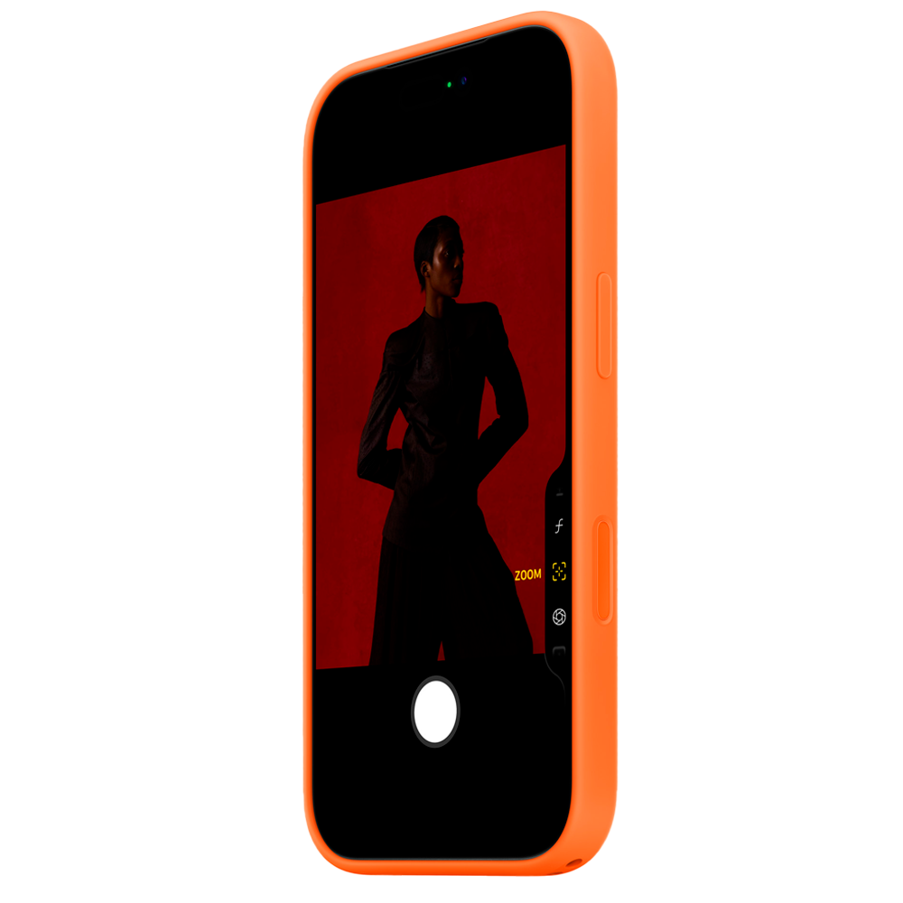 Силиконовый чехол Apple Silicone Case with MagSafe для iPhone 17 Pro Max, Orange
