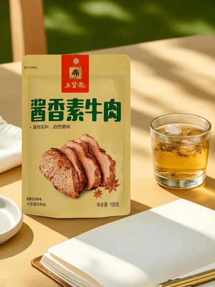 Мясо соевое Wuxianzhai с соевым соусом 108 г x 4 шт