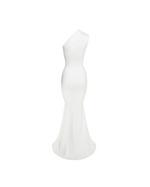 white shell dress