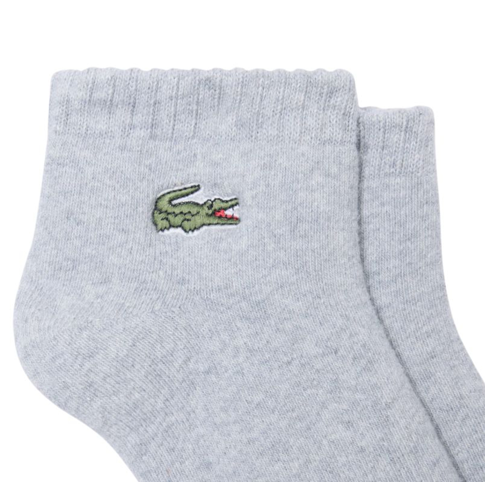 Skarpety tenisowe Lacoste Low Sport 2P - navy blue/grey chine
