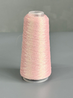 Пряжа Siyue Lurex Sequins пайтка 1,5 мм (06/розовые облака), 1800м/50гр