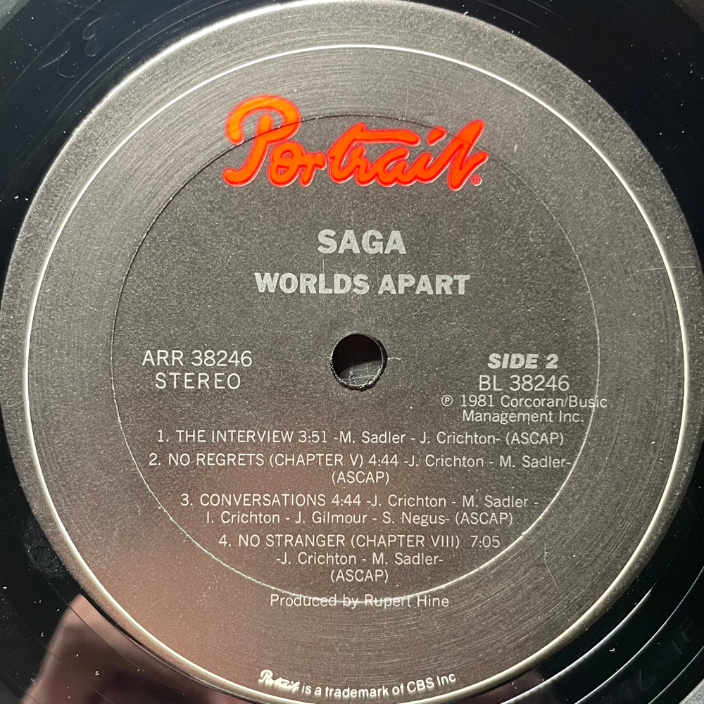 Saga ‎– Worlds Apart (США 1982г.)