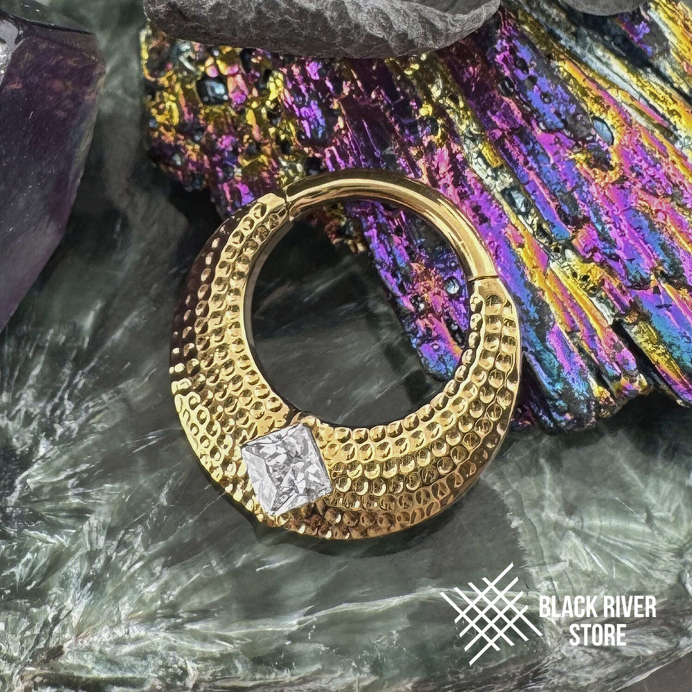 Кликер Durga Crystal PVD Yellow 1.2мм