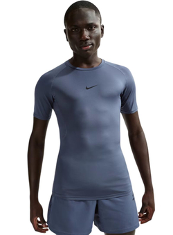 Компрессионная одежда Nike Pro Dri-FIT Tight Short-Sleeve Fitness - diffused blue/black
