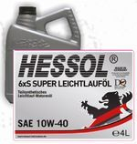 HESSOL 6 x S Super Leichtlaufoel - 10W40 - SL/CF/EC- 1 л Масло моторное полусинтетическое (1 л)