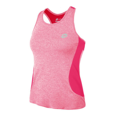Женская теннисная майка Lotto Run Fit Mel Tank Top Women - Pink