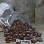 Стеклянная мозаика 12x12 мм коричневый 500г ArtWorker
