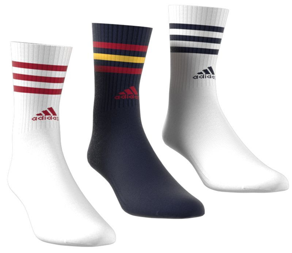 Теннисные носки Adidas Cushioned Sportswear Crew Socks 3P - разноцветный