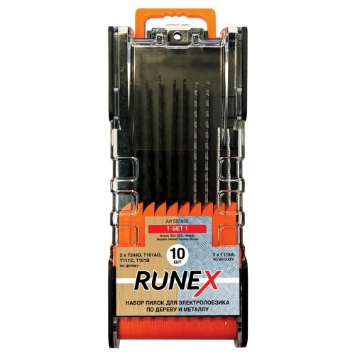 Набор пилок T-SET 2, 10 шт. по дер.и мет.(T127Dx2,T119BOx2,T118Ax2,T111Cx2,T101Bx2) "Runex"