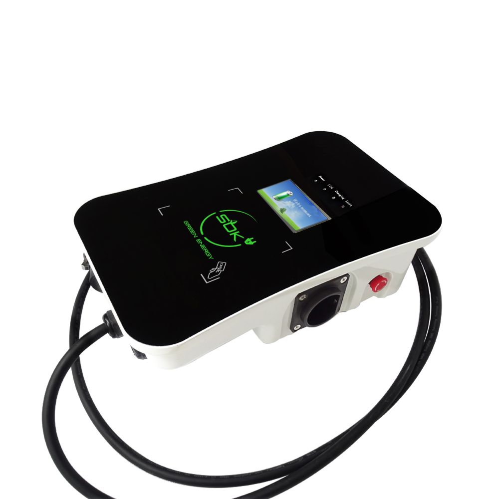 Зарядная станция S'OK Green Energy M3W Series Wallbox EV Charger, 1 фаза, 7 кВт, 32a/220v (SM3W10732542-5wf) - 5