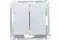 Выключатель Systeme Electric ATLASDESIGN 2-клавишный алюминий 36439