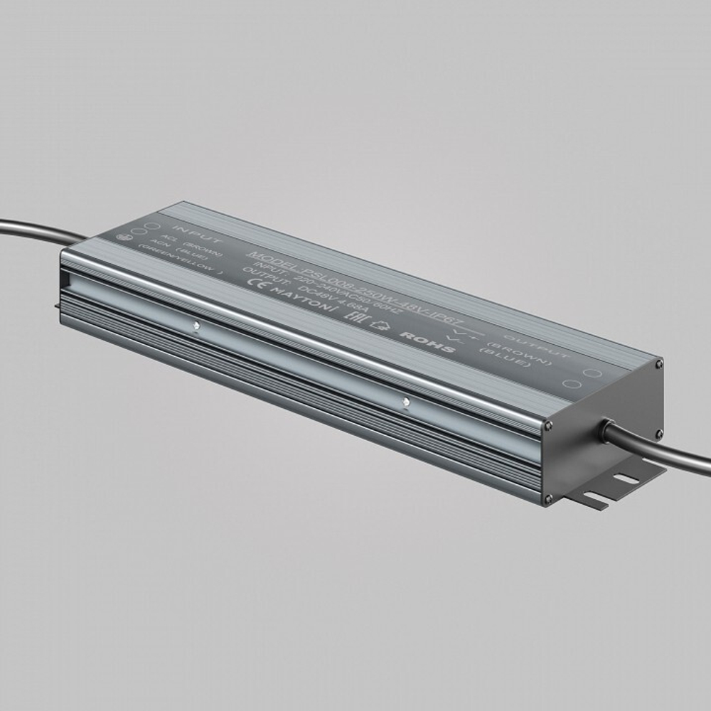 Блок питания с проводом Maytoni Power Supply Magnetic PSL008-250W-48V-IP67