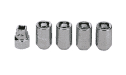 Набор секретных гаек на колесные диски 1/2''RH 5пр. Forsage F-644205