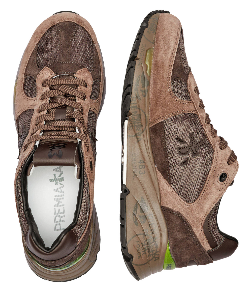 Кожаные кроссовки MASE VAR 6889 Premiata - коричневый(MASE)