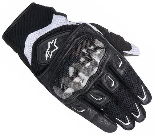Купить Мотоперчатки Текстильные Alpinestars Stella S-MX 2 Air Carbon / Женские / Черно-белые