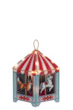 Набор для вышивания нитками Panna, Игрушка. Карусель, 16.5х19 см