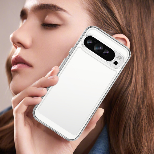 Прозрачный чехол с усиленными рамками для Google Pixel 9 Pro XL, увеличенные защитные свойства