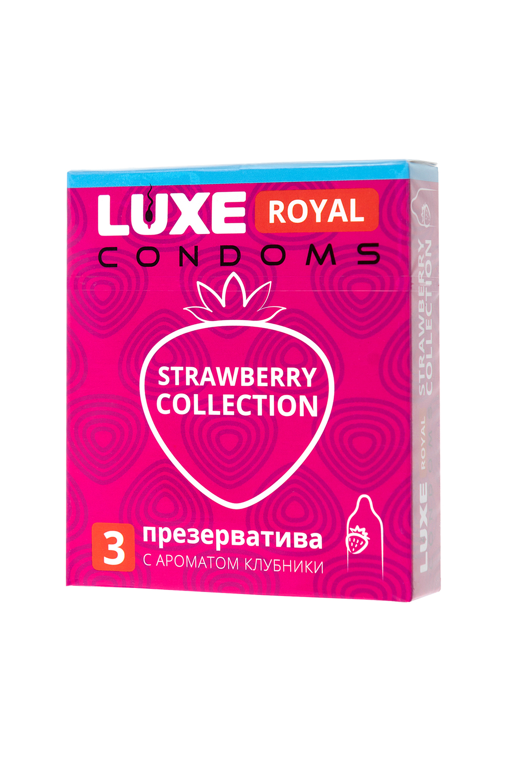 Презервативы Luxe Royal Клубника № 3