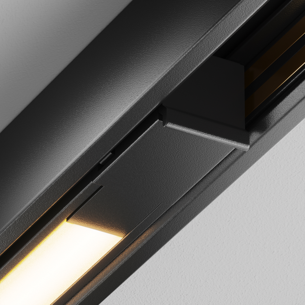 Трековый светодиодный светильник Maytoni Exility X Basis TR240-2-18W3K-B