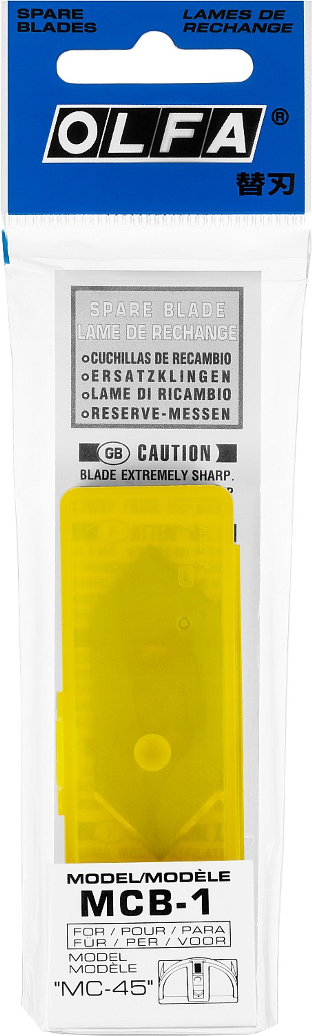 OL-MCB-1 Лезвия для ножа MC-45/2B, 5 шт.