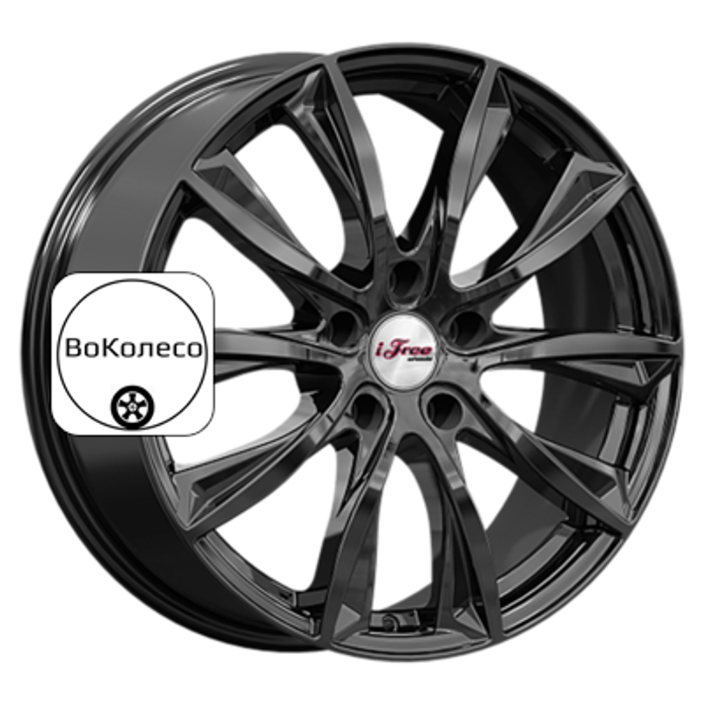 7,5x18/5x108 ET49 D67,1 Каzантип (КС684М) BK iFree