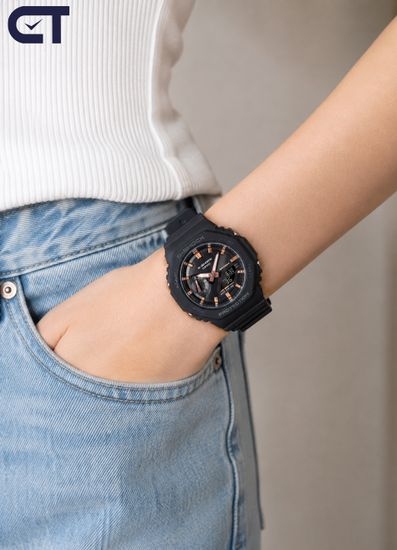 CASIO GMA-S2100-1ADR G-SHOCK женские наручные часы — компактная женская G-SHOCK с восьмиугольным безелем