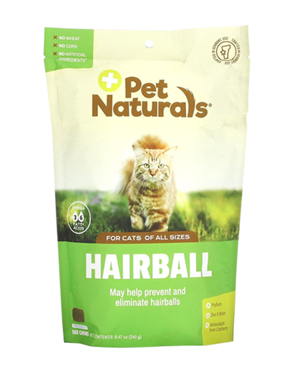 Pet Naturals Hairball для вывода шерсти у кошек