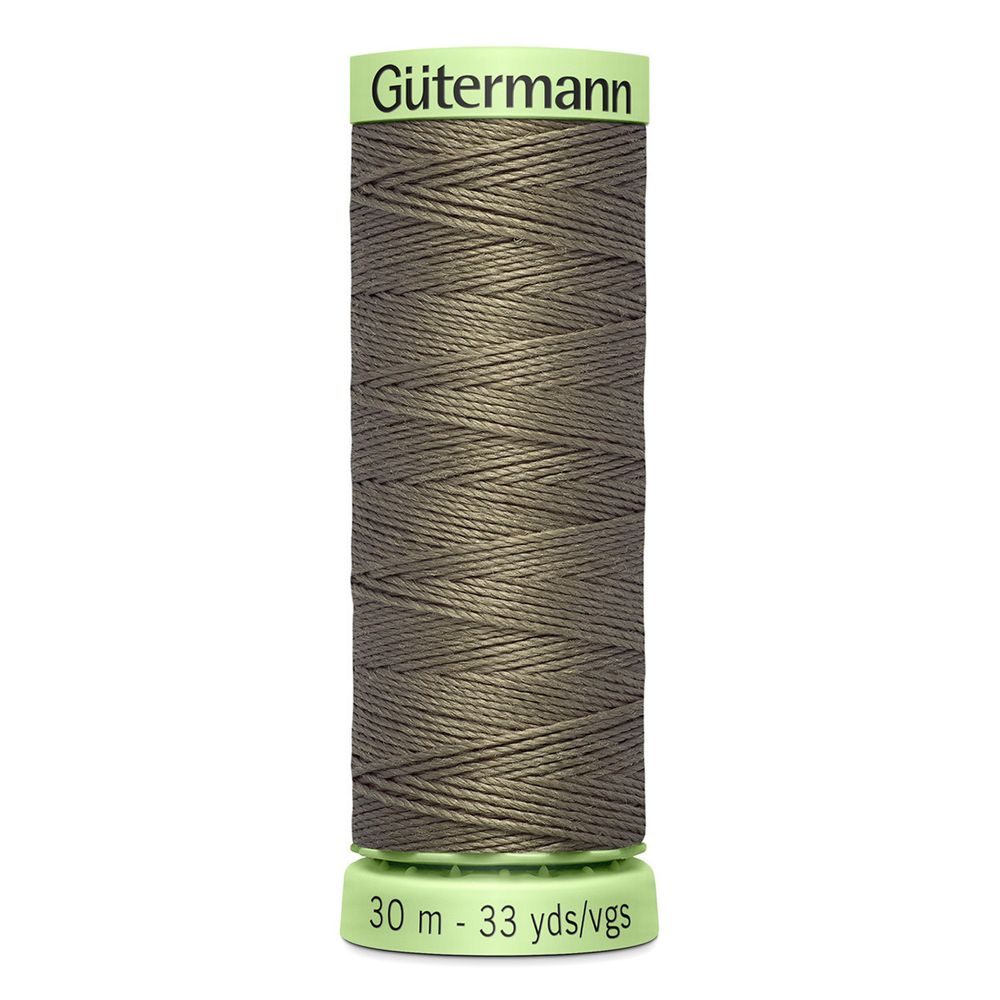 Нитки отделочные Gutermann Top Stitch 30 (30 метров), 5 кат. | 727 дымч. серо-зеленый