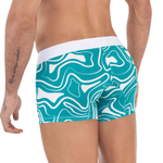 Бирюзовые трусы-хипсы с принтом Dynamic Trunks (Размер: XL) (Цвет: бирюзовый)