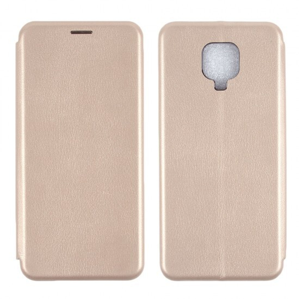 Чехол-книжка для Xiaomi Redmi Note 9S, 009805 Розовое золото