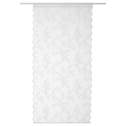 IKEA ALVINE SPETS  (ИКЕА АЛВИНЕ СПЕТС)  -  Тюль, 1 шт - белый на кулиске 60x120 см