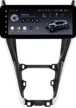 Магнитола для Toyota Harrier 3 2013-2017 (большая рамка) - Teyes LUX ONE ROUND монитор 12.3" 2K QLED на Android 10, Быстрая, CarPlay, 4G SIM-слот